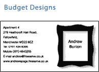 Budget Designs